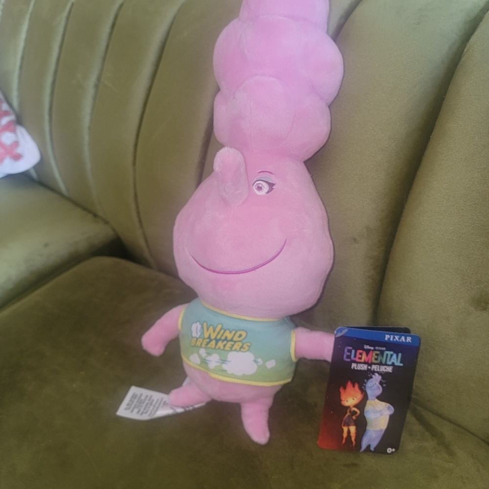 NWT Disney Elemental Gale Plush Medium 16 inches Pixar Stuffed Animal - Picture 4 of 5